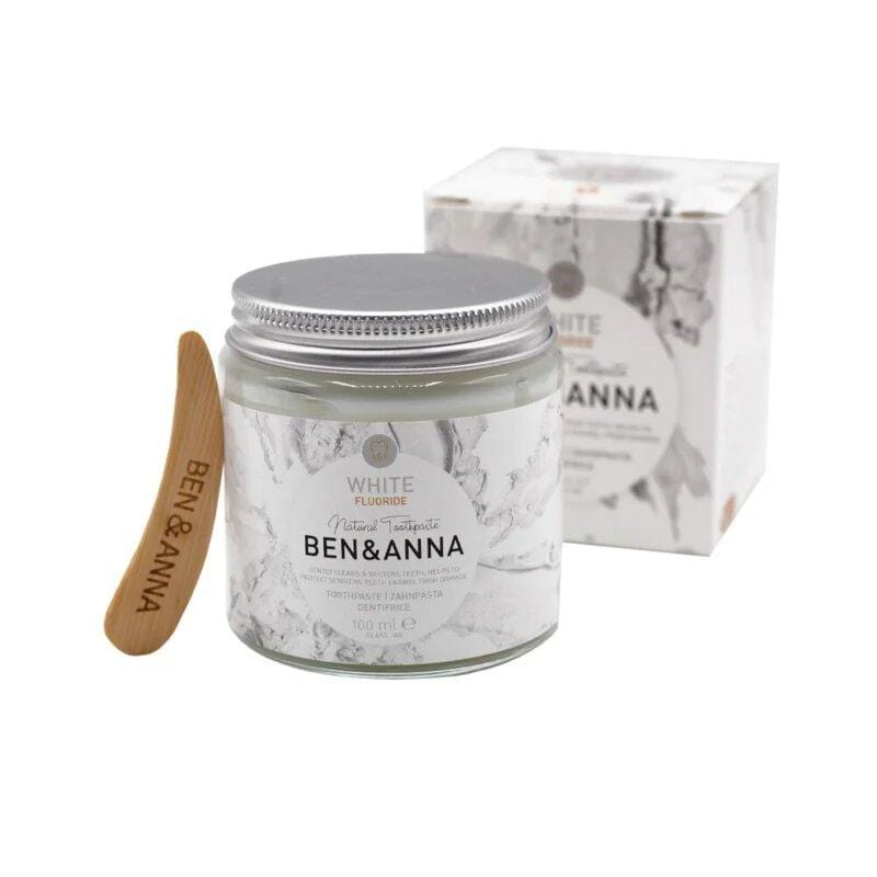 Toothpaste with Fluoride - White - Plastic Free Amsterdam